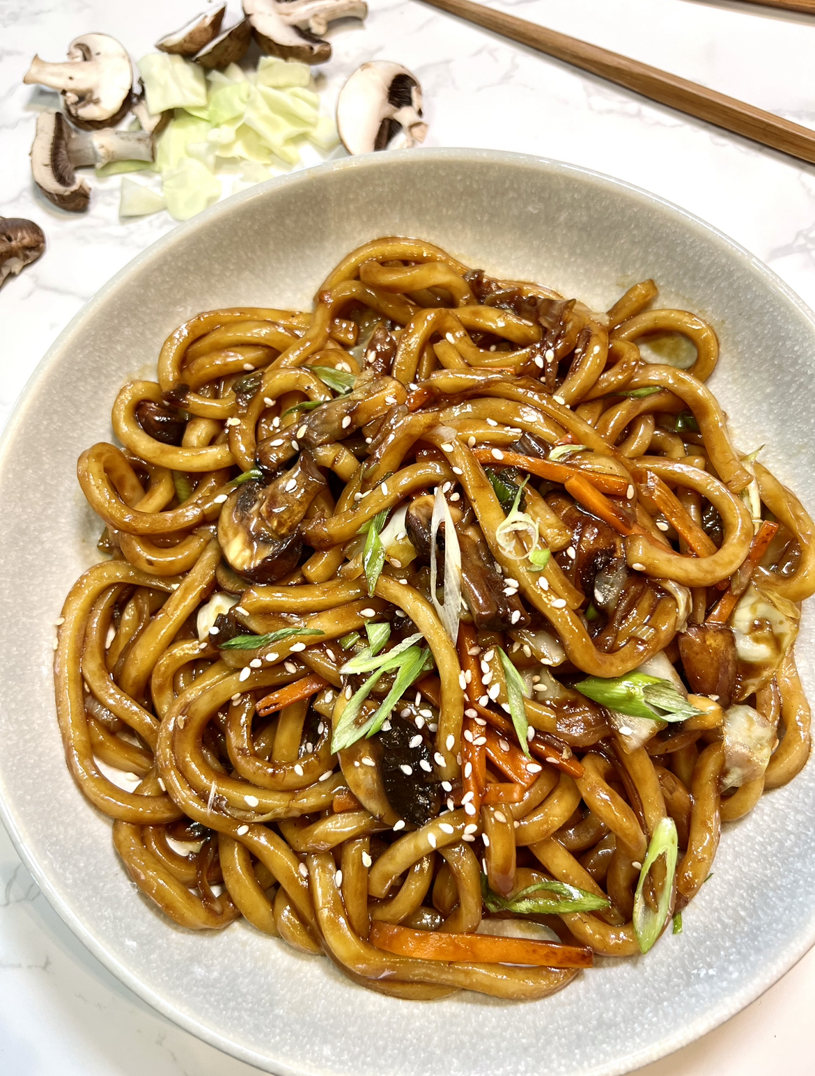 Yaki Udon (Japanese Stir-Fried Noodles)