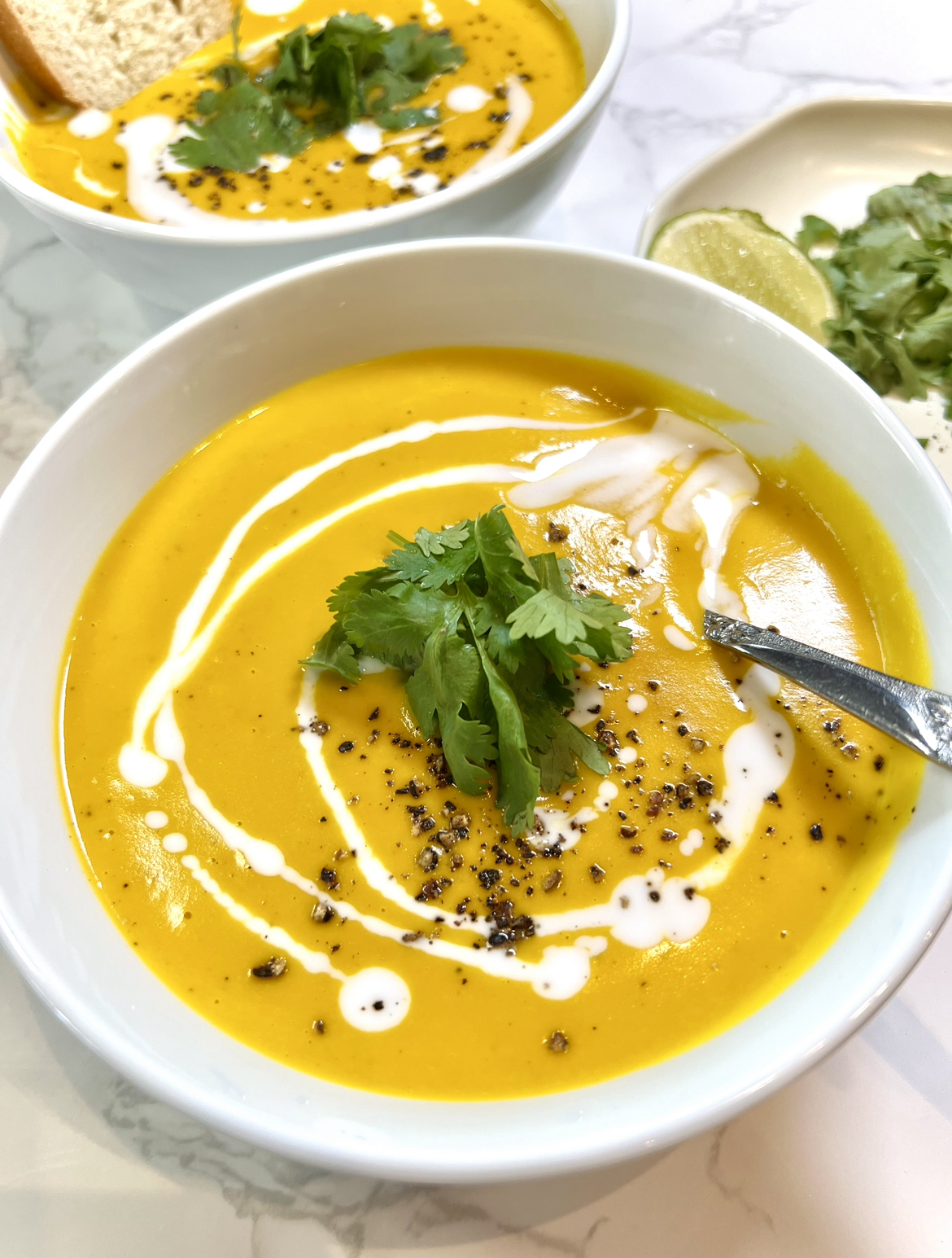 Filipino Roasted Kabocha Soup