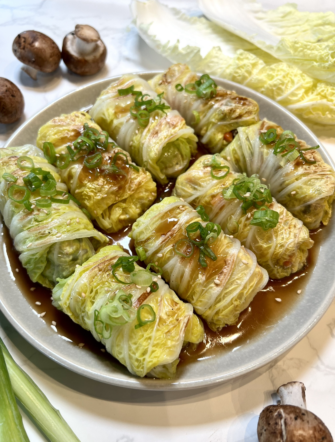 Tofu Cabbage Rolls