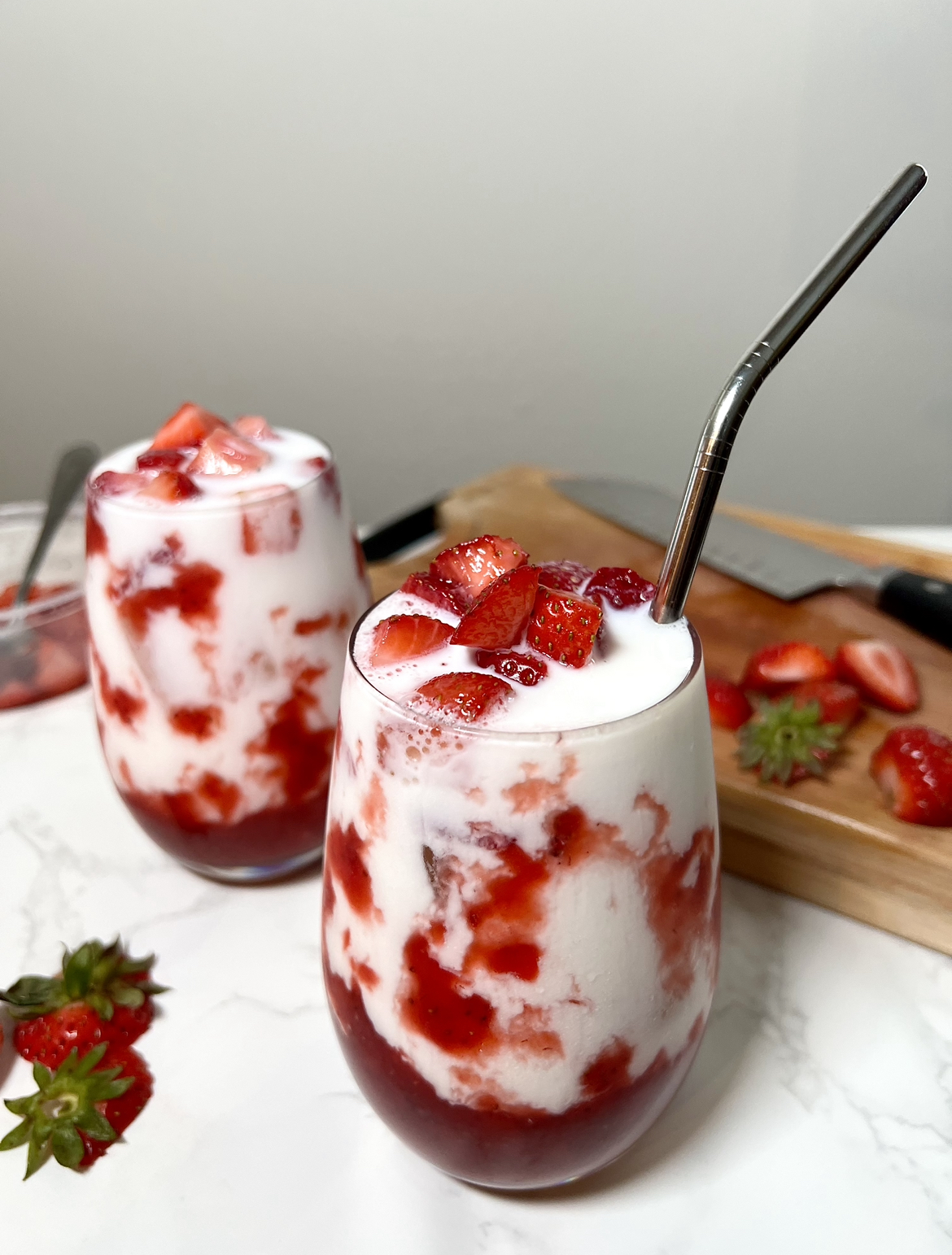 Fresh Korean Strawberry Milk