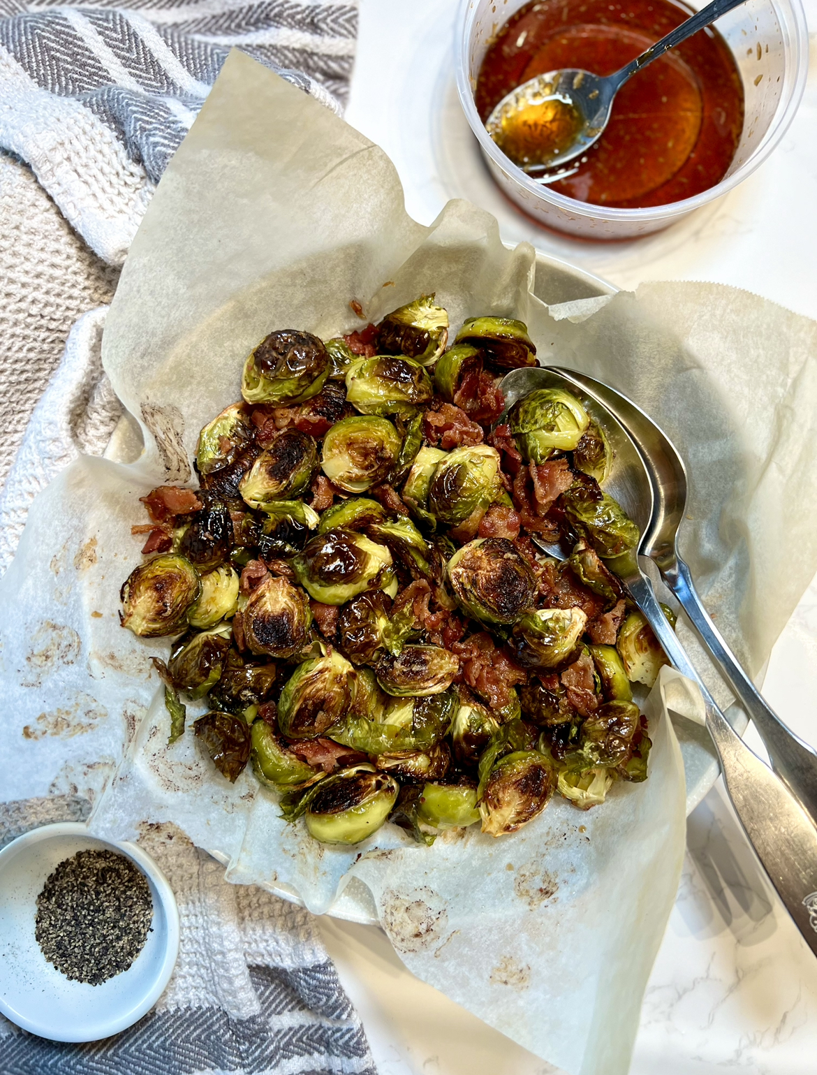 Roasted Asian Brussels Sprouts