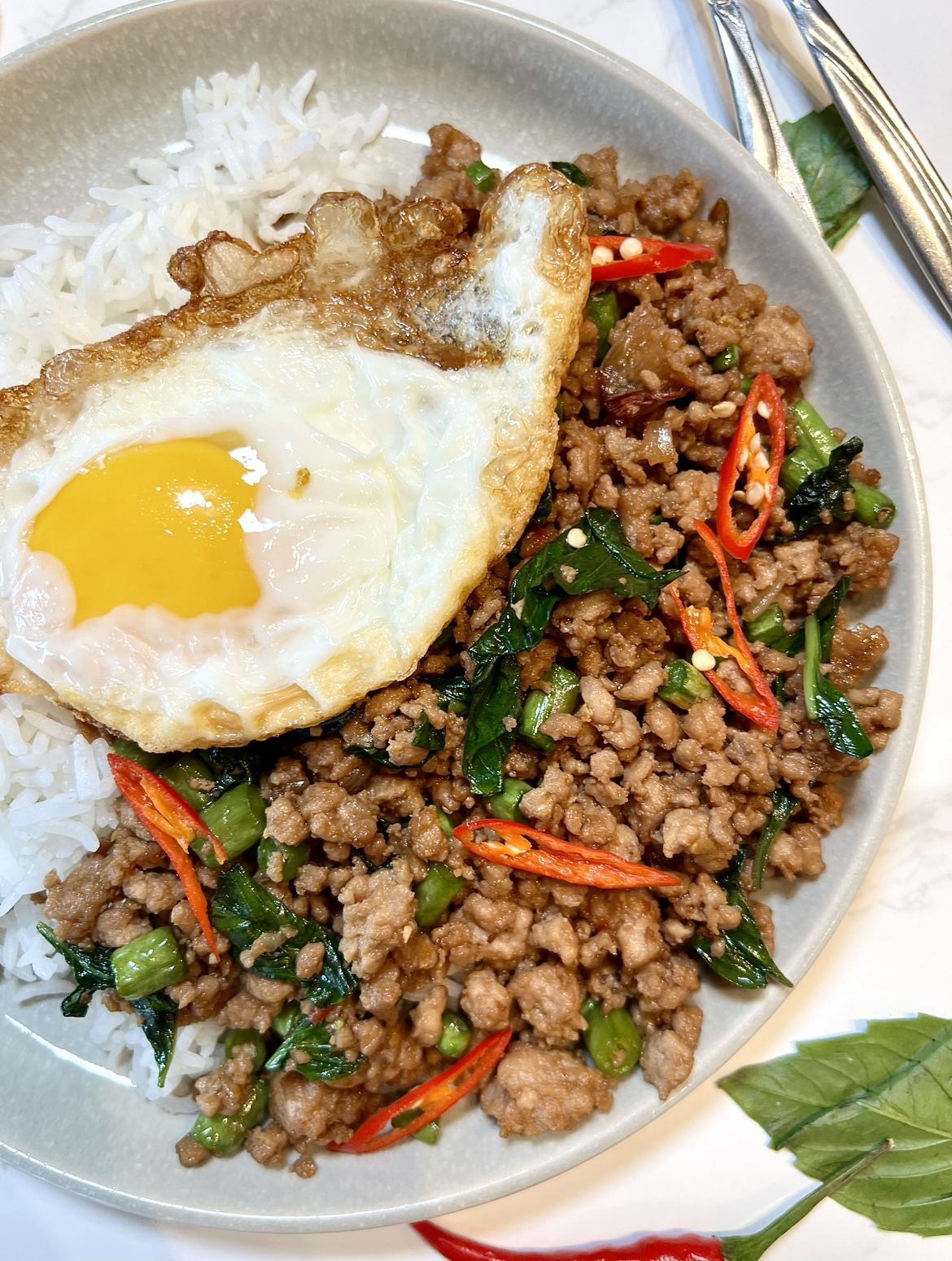Pad Kra Pao (Thai Basil Stir Fry)