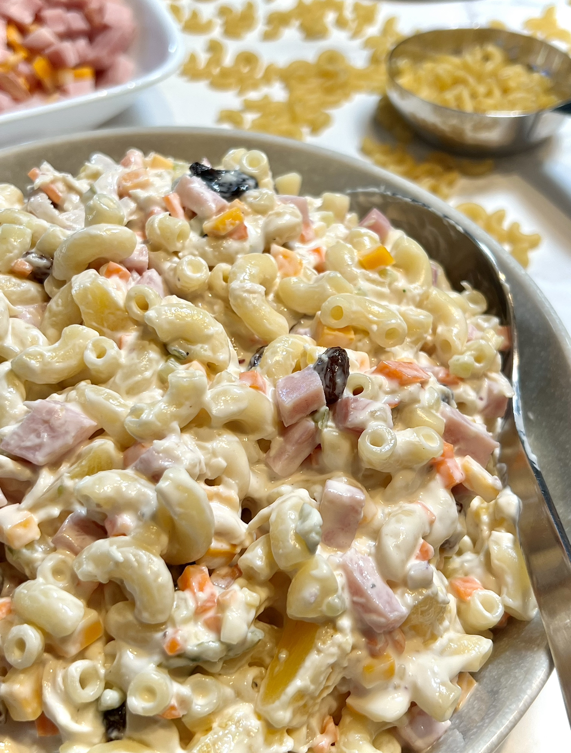 Filipino Chicken Macaroni Salad